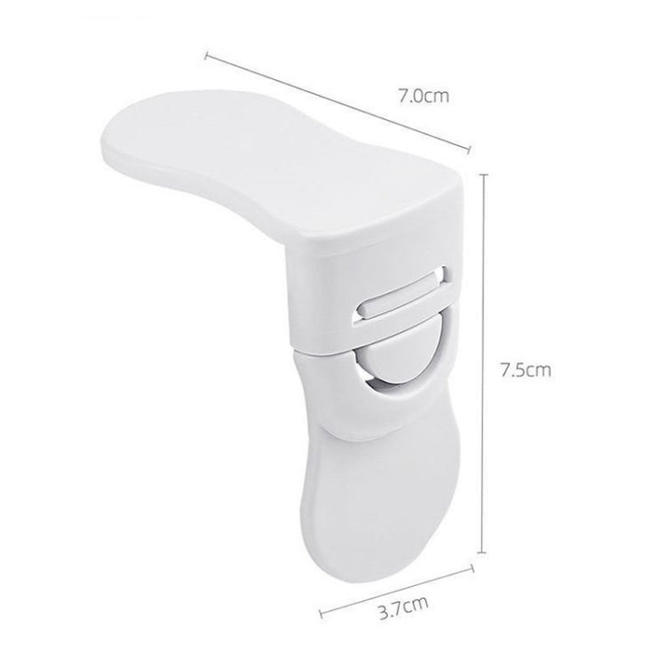 10 pezzi Blocco di sicurezza per bambini Blocco di protezione per le mani anti-pizzico per bambini, Right Angle