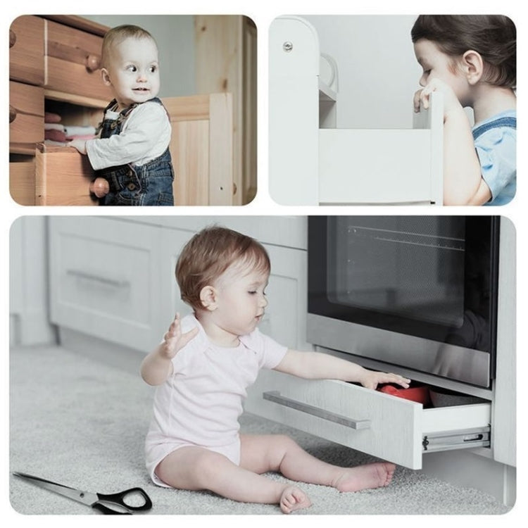10 pezzi Blocco di sicurezza per bambini Blocco di protezione per le mani anti-pizzico per bambini, Right Angle
