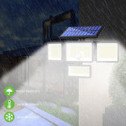 Lampada da parete solare 208 LED con sensore di movimento