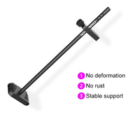 Staffa di supporto per la protezione della scheda grafica verticale in lega di alluminio, Black, Silver