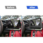 Adesivo per cornice dello schermo del pannello di controllo centrale per Chevrolet Corvette C8 con guida a sinistra, Left-Hand Drive