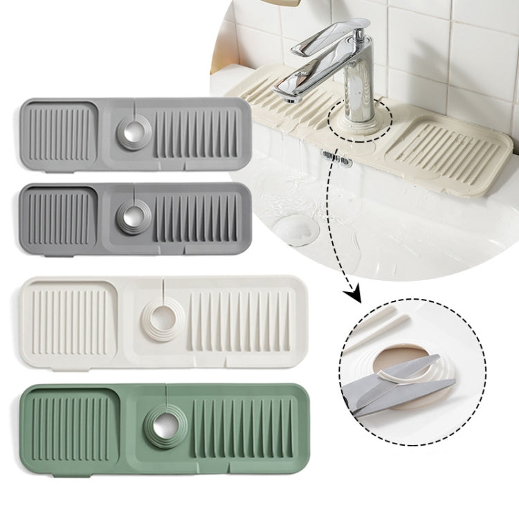 Tappetino drenante in silicone per rubinetto Tappetino antiscivolo per lavello da cucina, Large, Extra Large