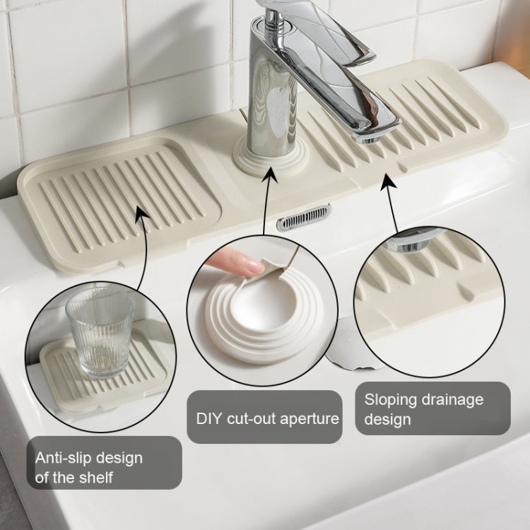 Tappetino drenante in silicone per rubinetto cucina Large