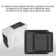 Fltro magnetico antipolvere per presa d'aria del telaio, 60x60mm, 80x80mm, 90x90mm, 120x120mm, 140x140mm, 120x240mm