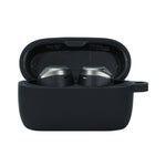 Per cuffie Bluetooth sportive Jabra Elite 75T Custodia morbida in silicone con ganci, Black, White, Pink, Red, Matcha Green, Wine Red, Yellow, Grass Green, Noon Blue