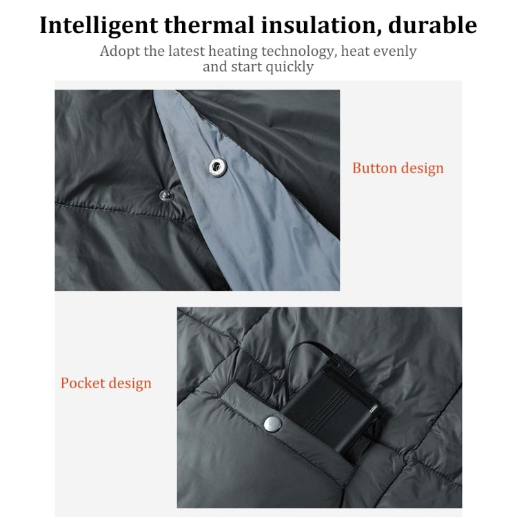 Coperta riscaldante multifunzionale Coperta elettrica USB Scialle riscaldante elettrico caldo all'aperto, Electric Heating Shawl
