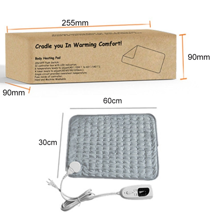 Tappetino riscaldante per fisioterapia domestica Coperta riscaldante elettrica, dimensioni: 60x30 cm, tipo di spina:, 60x30cm,EU Plug, 60x30cm,US Plug, 60x30cm,AU Plug, 60x30cm,UK Plug
