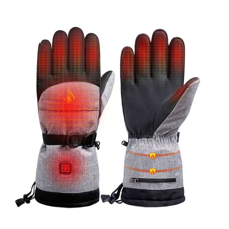 Guanti termici elettrici scaldamani riscaldanti invernali, specifica:, Only Gloves, With Battery Box