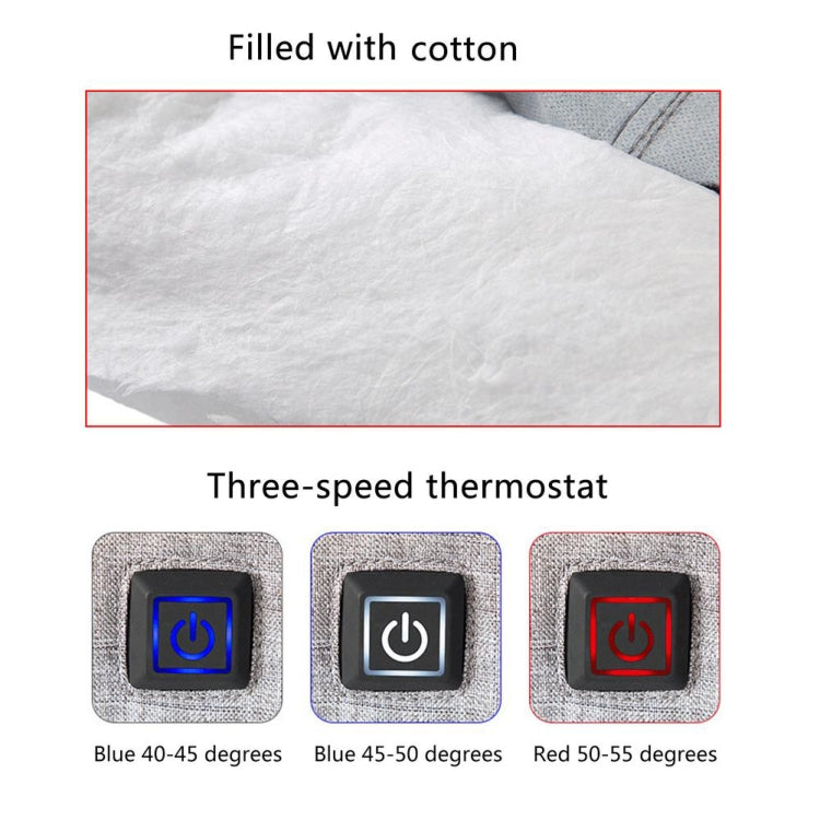 Guanti termici elettrici scaldamani riscaldanti invernali, specifica:, Only Gloves, With Battery Box