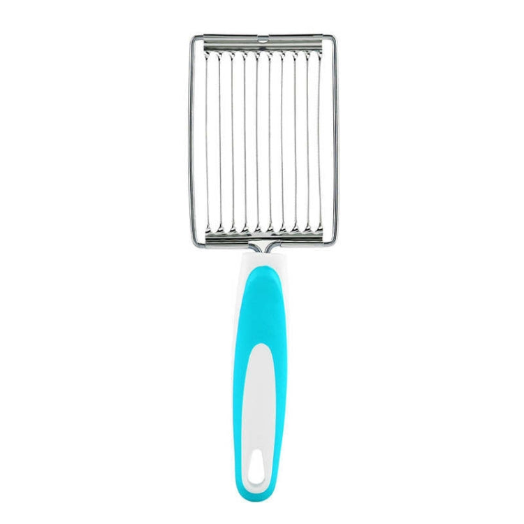 Affettatrice di carne per pranzo al pomodoro Taglierina per frutta in acciaio inossidabile antiscivolo, Fruit Cutter(Orange), Fruit Cutter(Purple), Fruit Cutter(Blue), Fruit Cutter(Green)
