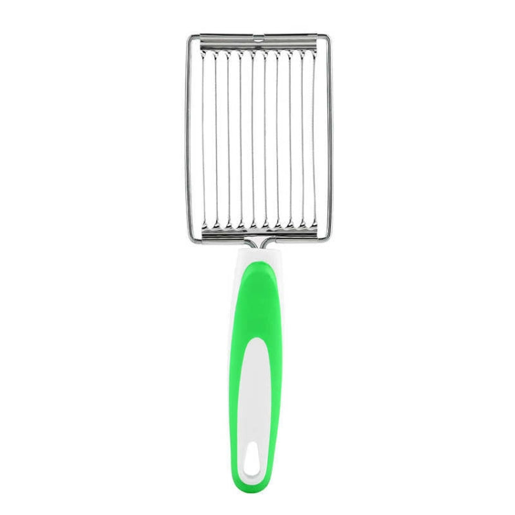 Affettatrice di carne per pranzo al pomodoro Taglierina per frutta in acciaio inossidabile antiscivolo, Fruit Cutter(Orange), Fruit Cutter(Purple), Fruit Cutter(Blue), Fruit Cutter(Green)