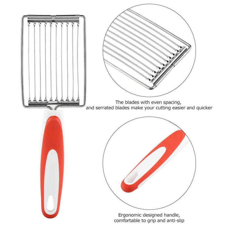 Affettatrice di carne per pranzo al pomodoro Taglierina per frutta in acciaio inossidabile antiscivolo, Fruit Cutter(Orange), Fruit Cutter(Purple), Fruit Cutter(Blue), Fruit Cutter(Green)