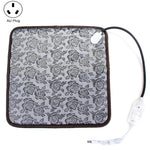 Coperta elettrica per animali domestici a temperatura regolabile resistente all'usura e resistente ai morsi, 45x45cm