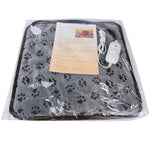 Coperta elettrica per animali domestici a temperatura regolabile resistente all'usura e resistente ai morsi, 45x45cm