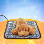 Coperta elettrica per animali domestici a temperatura regolabile resistente all'usura e resistente ai morsi, 45x45cm