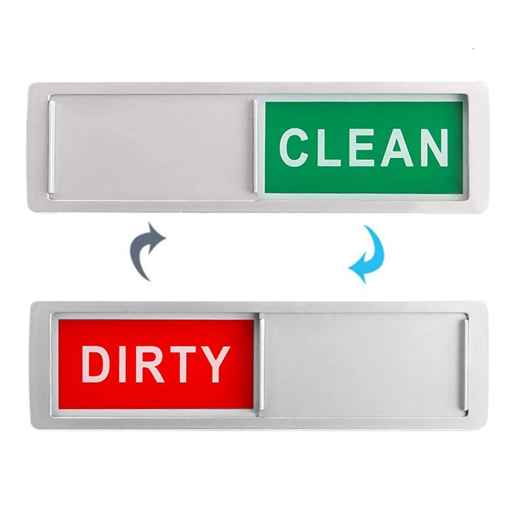 Magnete per lavastoviglie Clean Dirty Sign 2 Coperchio magnetico per lavastoviglie a doppia faccia, Black, White