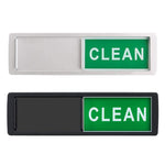 Magnete per lavastoviglie Clean Dirty Sign 2 Coperchio magnetico per lavastoviglie a doppia faccia, Black, White