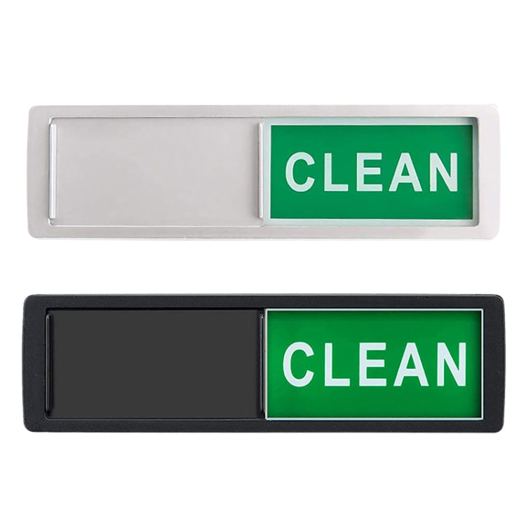 Magnete per lavastoviglie Clean Dirty Sign 2 Coperchio magnetico per lavastoviglie a doppia faccia, Black, White