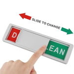 Magnete per lavastoviglie Clean Dirty Sign 2 Coperchio magnetico per lavastoviglie a doppia faccia, Black, White