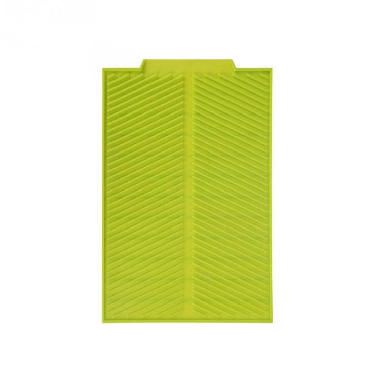 Tampone di scarico in silicone Tappetino per asciugatura isolamento termico multifunzionale da cucina, Grey, Green