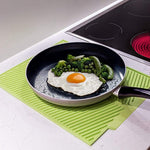 Tampone di scarico in silicone Tappetino per asciugatura isolamento termico multifunzionale da cucina, Grey, Green
