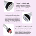 4 in 1 dispositivo di bellezza a radiofrequenza con dispositivo di sabbiatura ad ultrasuoni da 40K, US Plug, UK Plug, EU Plug, AU Plug