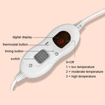 Coperta riscaldante regolabile in temperatura a 3 velocità in flanella da 152x127 cm, 152x127cm US Plug, 152x127cm EU Plug