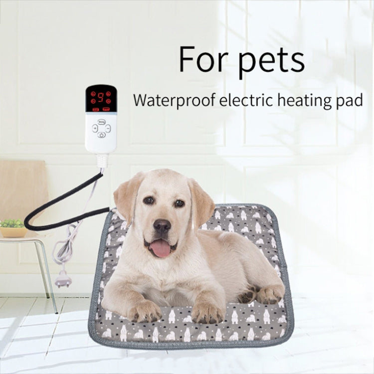 CW45 45x45cm Cuscino riscaldante per animali domestici con regolazione della temperatura multilivello, specifiche:, US Plug, UK Plug, EU Plug