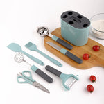 Set di gadget da cucina per pelapatate in acciaio inossidabile con supporto per la conservazione, 5 PCS / Set, 6 PCS / Set, 8 PCS / Set