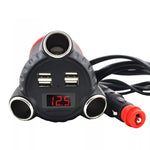 Caricabatteria da auto KingNeed C30 Four USB 3 in 1 Accendisigari per auto, C30