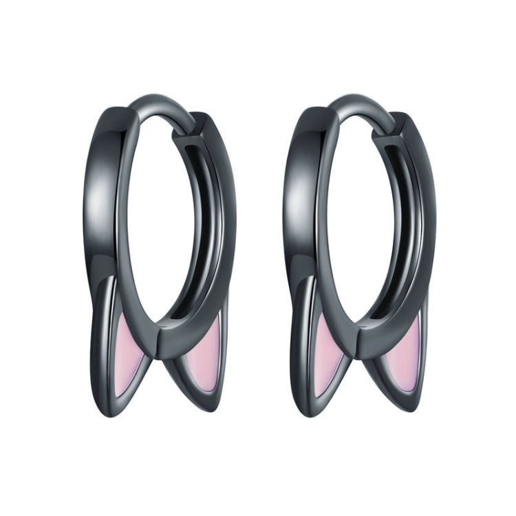 Orecchini Cat Ears Claws in argento 925 placcati oro nero