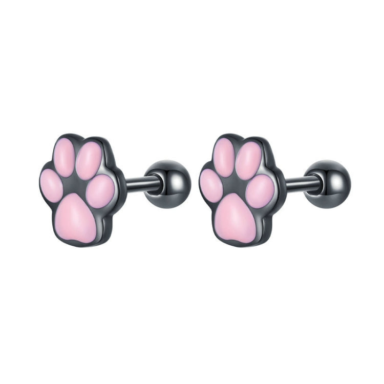 Orecchini Cat Ears Claws Orecchini in oro nero placcato argento 925, SCE1515, SCE1516