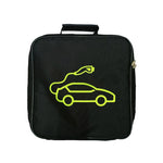 Custodia per cavo di ricarica per auto Borsa per il trasporto per spine di ricarica per veicoli elettrici,Spec:, Round Without Logo, Round  With Logo, Square Without Logo, Square With Logo, Large With Logo, Large Without Logo