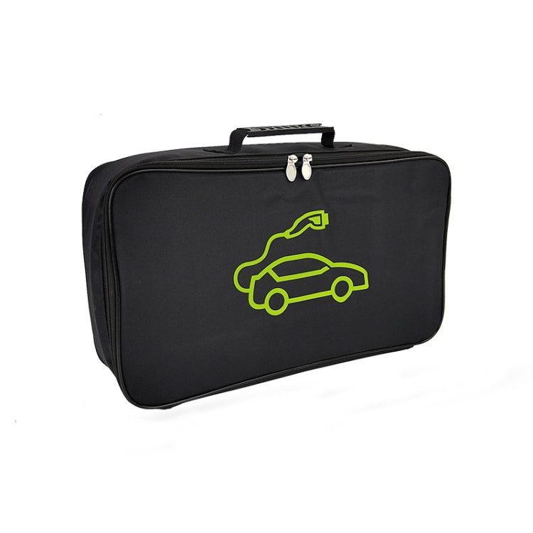 Custodia per cavo di ricarica per auto Borsa per il trasporto per spine di ricarica per veicoli elettrici,Spec:, Round Without Logo, Round  With Logo, Square Without Logo, Square With Logo, Large With Logo, Large Without Logo