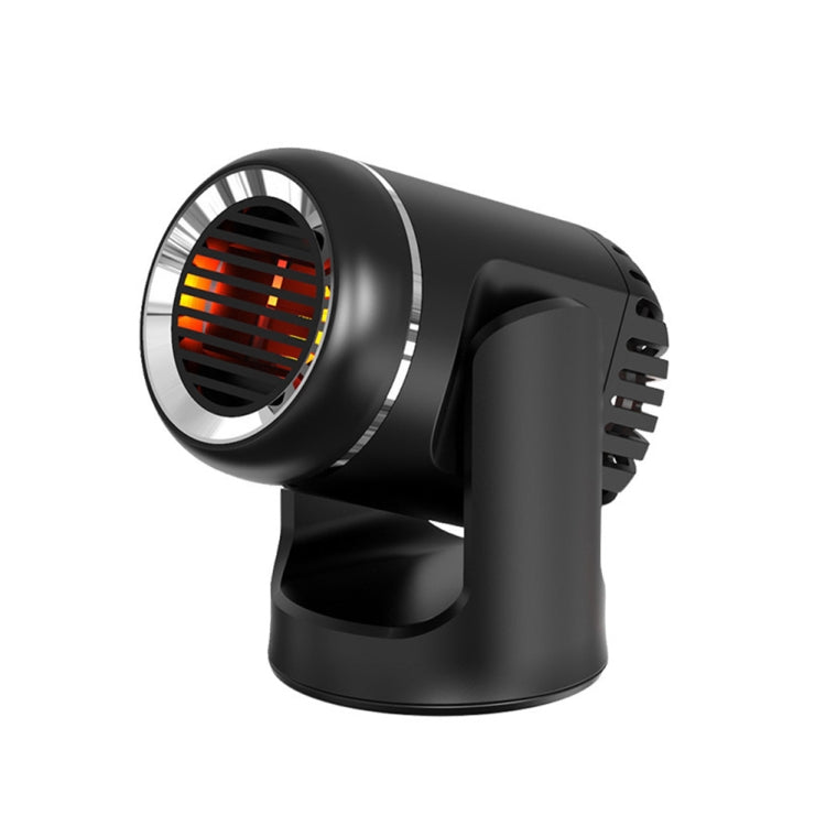 Riscaldamento e raffreddamento per auto 12V 130W Riscaldatore antiappannamento e sbrinamento in vetro con ventola a doppio uso, Black, White