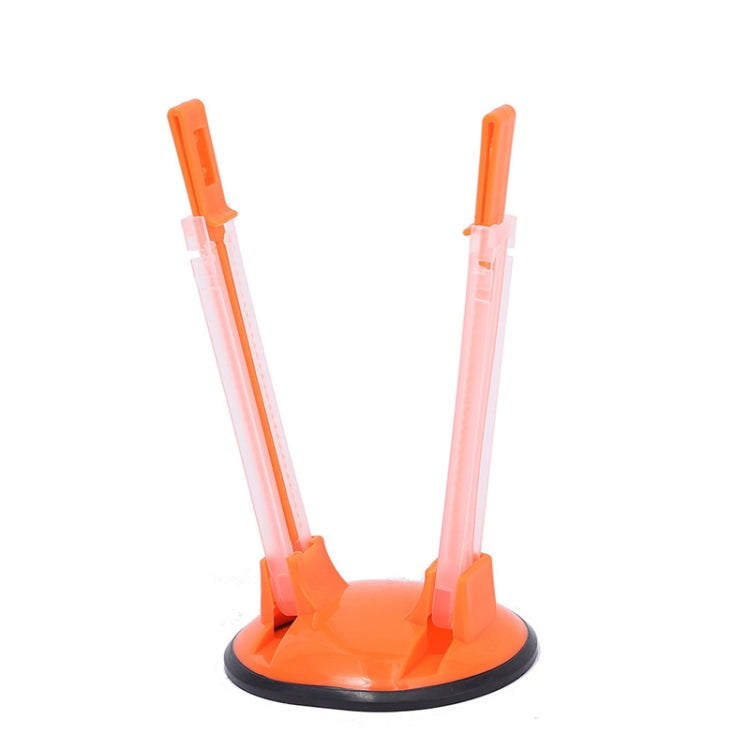 Supporto per rack baggy da 2 pezzi per borsa per la preparazione degli alimenti Borsa per congelatore in plastica Supporto per borsa con chiusura lampo, Green, Blue, Orange