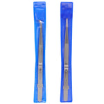 Pinzette per gioielli con diamanti con pinzette in acciaio inossidabile scanalate, specifiche:, Straight, Bending