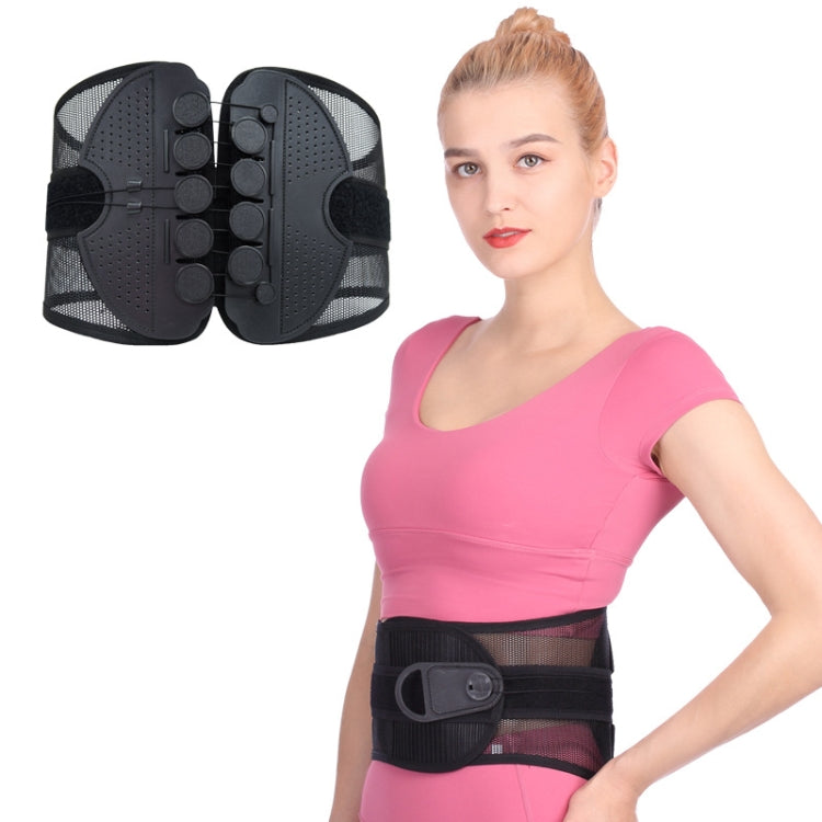 Cintura di supporto lombare in rete traspirante regolabile, S, M, L, XL, XXL