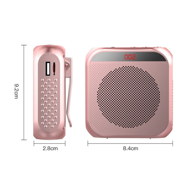 S17 Mini guida turistica portatile Altoparlante didattico con display, S17 (Rose Gold), S17 (Cool Black), S17 (Bright White)