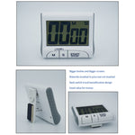 Promemoria cucina Apprendimento timer positivo con interruttore, Black, White