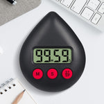 Promemoria per l'apprendimento degli studenti con timer elettronico a goccia d'acqua, White, Black, Orange, Green, Blue, Light Pink, Yellow Green, Light Green