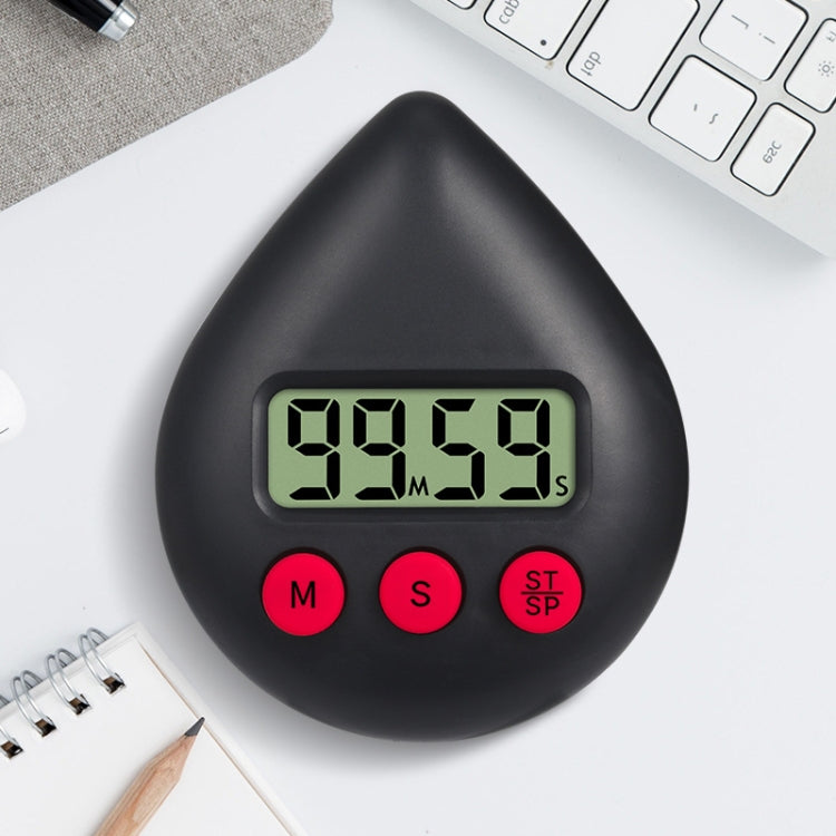 Promemoria per l'apprendimento degli studenti con timer elettronico a goccia d'acqua, White, Black, Orange, Green, Blue, Light Pink, Yellow Green, Light Green