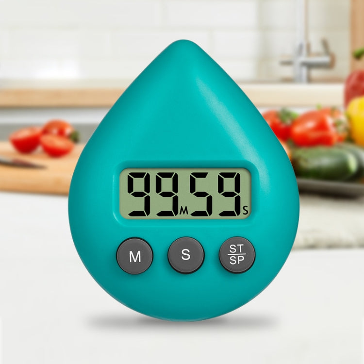 Promemoria per l'apprendimento degli studenti con timer elettronico a goccia d'acqua, White, Black, Orange, Green, Blue, Light Pink, Yellow Green, Light Green