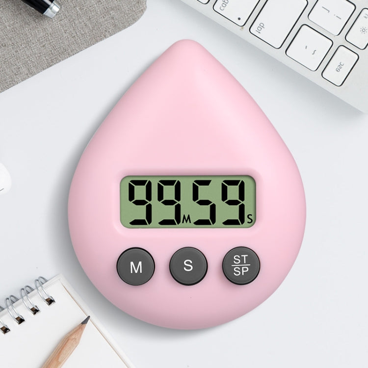 Promemoria per l'apprendimento degli studenti con timer elettronico a goccia d'acqua, White, Black, Orange, Green, Blue, Light Pink, Yellow Green, Light Green