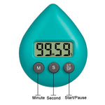 Promemoria per l'apprendimento degli studenti con timer elettronico a goccia d'acqua, White, Black, Orange, Green, Blue, Light Pink, Yellow Green, Light Green