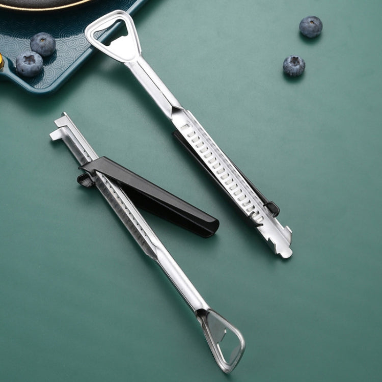 2 PCS 2 in 1 Apriscatole retrattile Apribottiglie per birra, Retractable Can Opener