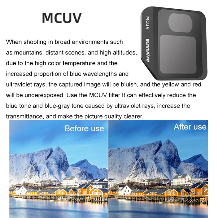 Filtro ND e CPL regolabile per DJI Mavic 3 Sunnylife M3-FI330
