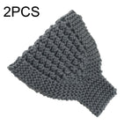 2 pezzi Fascia per capelli lavorata a maglia Protezione per le orecchie calda Copricapo allargato Accessori per capelli, Creamy-white, Dark Gray, Light Grey, Black, Red, Pink, Khaki, Cream Color