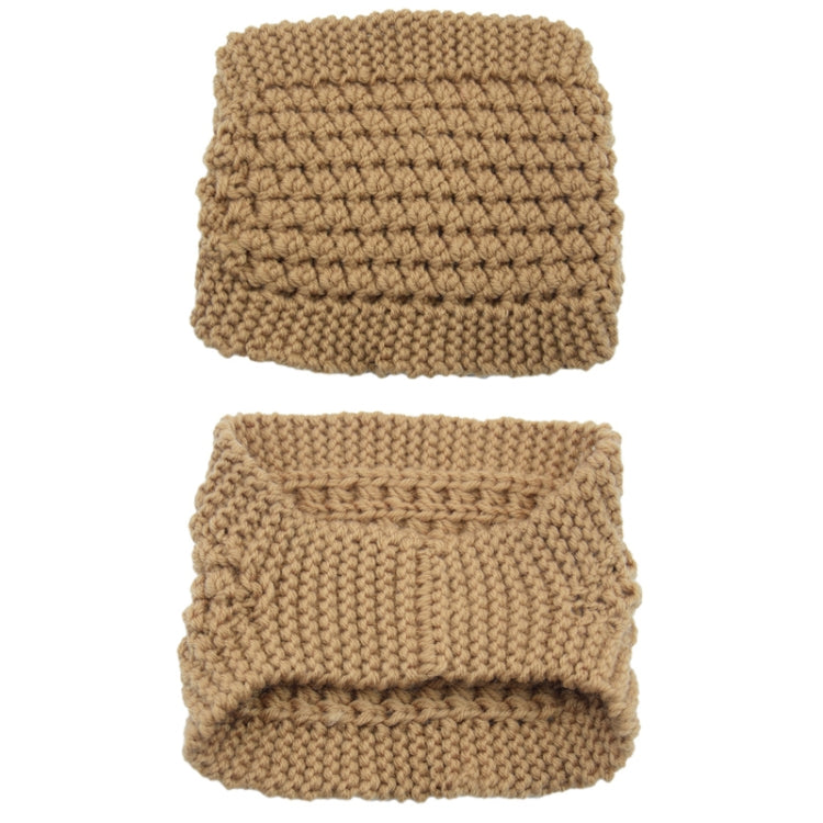 2 pezzi Fascia per capelli lavorata a maglia Protezione per le orecchie calda Copricapo allargato Accessori per capelli, Creamy-white, Dark Gray, Light Grey, Black, Red, Pink, Khaki, Cream Color