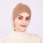 2 pezzi Fascia per capelli lavorata a maglia Protezione per le orecchie calda Copricapo allargato Accessori per capelli, Creamy-white, Dark Gray, Light Grey, Black, Red, Pink, Khaki, Cream Color